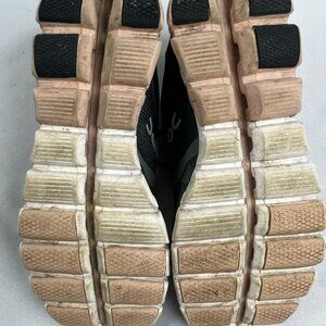 On Running Gray Sneakers with Breathable Mesh and Textured Sole